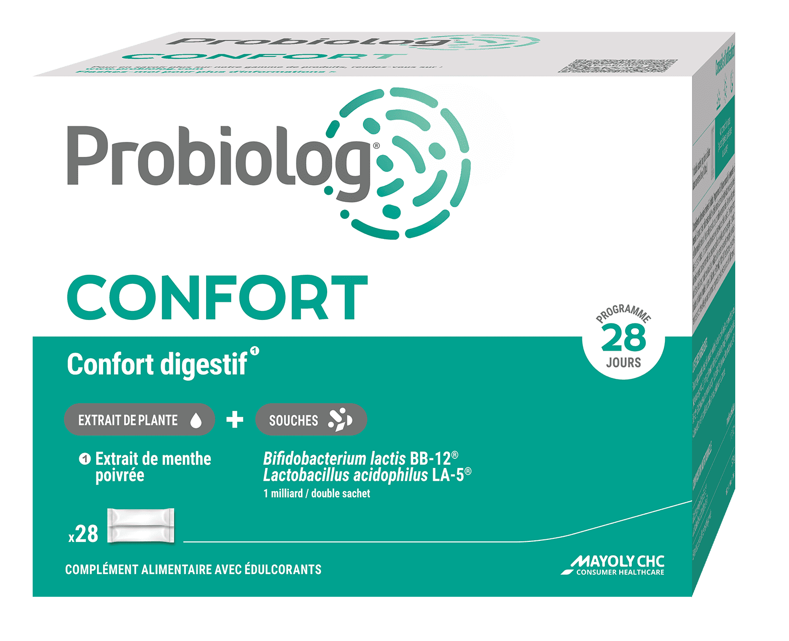 Produit Probiolog CONFORT packaging 28 sachets 